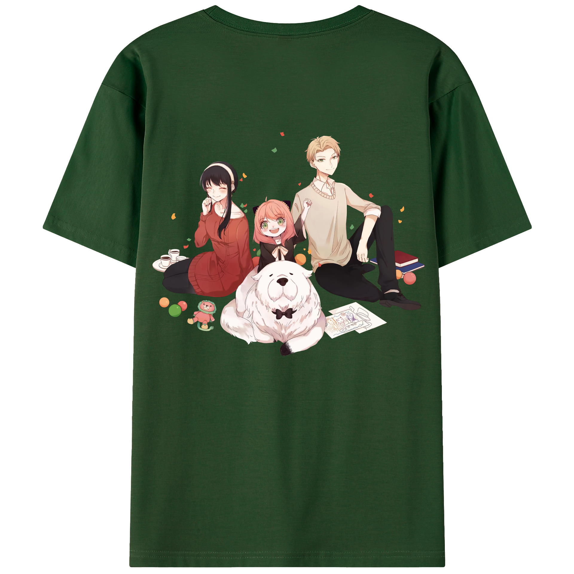 （画像用） SPY×FAMILY间谍家家酒 綿100％半袖Tシャツ（背面プリント）